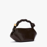 GANNI B2100046 Bou Mini Crinkle Oleatex taske - Dark Olive
