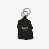 GANNI B3010032 Dog Bow Keyring - sort