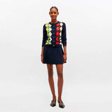 GANNI A1090067 Cashmere wool skirt - Sky Captain