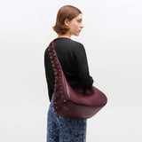 GANNI A7262 Hobo Medium Laces taske - Burgundy