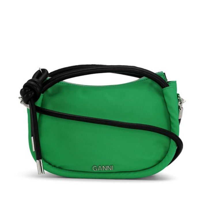 Ganni udsalg! A4480 Knot Mini Bag taske - grøn ♥ Ganni Online