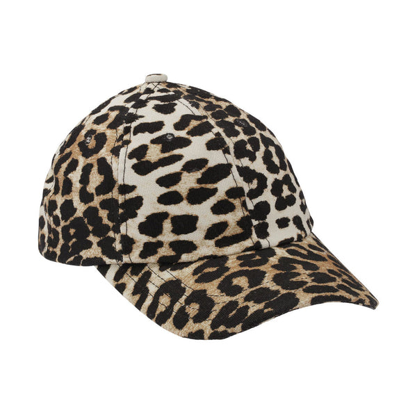 GANNI A5312 kasket - leopard print