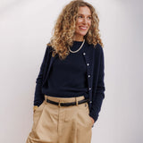 BETA STUDIOS Alice classic cardigan - navy