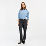 SKALL STUDIO Allison cropped jeans - vintage washed black