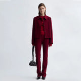 BIRROT Lay3 Point Collar jakke - Burgundy
