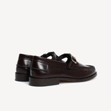 DICO T-bar moccasin loafer - bordeaux