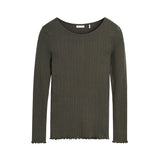 SKALL STUDIO Edie bluse - Dark Green