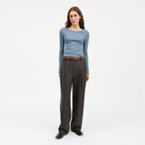 SKALL STUDIO Edie bluse - Faded Blue