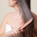 FAN PALM Wet Paddle børste, Large - Big Star sort