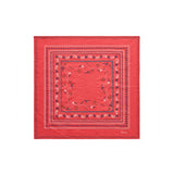 SKALL STUDIO Skall Floral Tørklæde 55x55 - Faded Red