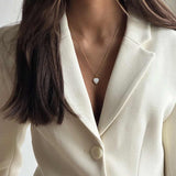 PICO French Heart Pendant - blå