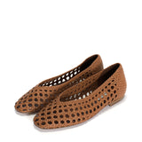 ANONYMOUS COPENHAGEN Sessi 10 hand-braided leather sko - caramel