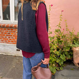 RUE DE TOKYO Cas teddy vest - dark navy