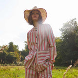 Stribede skjorte jakke fra Apof