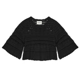 ISABEL MARANT Azelia strik top - sort
