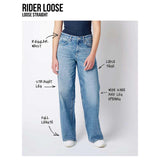 LEE Rider Loose jeans - dark retreat