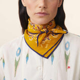 MOISMONT silke tørklæde N°763 - Holi Yellow