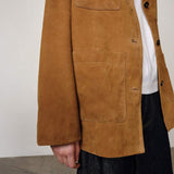 HERSKIND Meriam suede jakke - camel