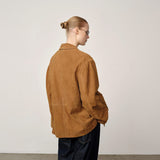 HERSKIND Meriam suede jakke - camel