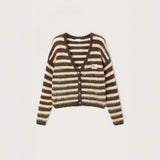 AMERICAN VINTAGE NEN19A cardigan - racin raye soya