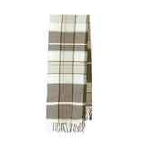 SKALL STUDIO Nelle scarf - Brown / Ecru check