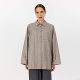 LEVETE ROOM Norah 1 skjorte - walnut combi
