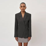 HERSKIND Oprah Regular Blazer - dark grey