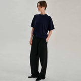 RHEA RHEA179 strik T-shirt - Navy
