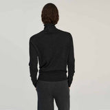 RHEA RHEA133 Turtleneck strik - Dark Grey