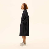 RUE DE TOKYO Darian seersucker kjole - Navy