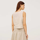 RAILS Akira top - heathered flax