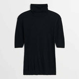 SKALL STUDIO Amy T-neck tee - sort uld