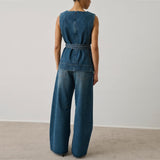 SOEUR Chance denim top - blå