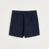 AIAYU Casual Linen Shorts - navy