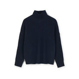 AIAYU Hera rullekrave strik - black blue