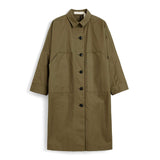 AIAYU Jean Coat II frakke - vintage army grøn