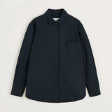 AIAYU Lynette Dark Horn skjorte - Black Navy