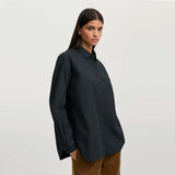 AIAYU Lynette Dark Horn skjorte - Black Navy