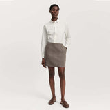 AIAYU Mini nederdel - herringbone