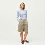 AIAYU Willy Shorts - light vintage army grønne