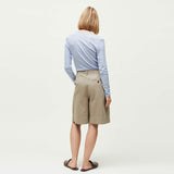 AIAYU Willy Shorts - light vintage army grønne