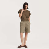 AIAYU Shorts Long - Olive Garden
