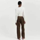 AIAYU Coco corduroy bukser - bark