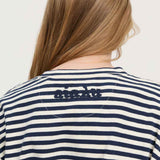 AIAYU Lui circular striped tee - Mix Night