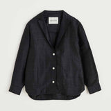 AIAYU Makya Silke skjorte - Black Navy