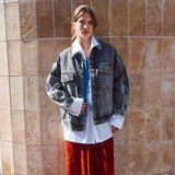 AMERICAN VINTAGE YOP16J jakke - grey salt and pepper