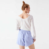 AMERICAN VINTAGE FEO09A shorts - Azurin