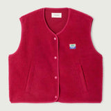 AMERICAN VINTAGE HOK16B teddy vest - magenta