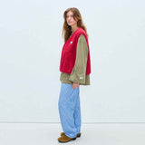 AMERICAN VINTAGE HOK16B teddy vest - magenta