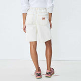 AMERICAN VINTAGE JOZ09a denim shorts - off white